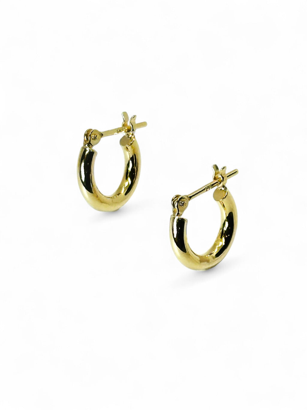 "Always" 18K Gold Hoop Earrings