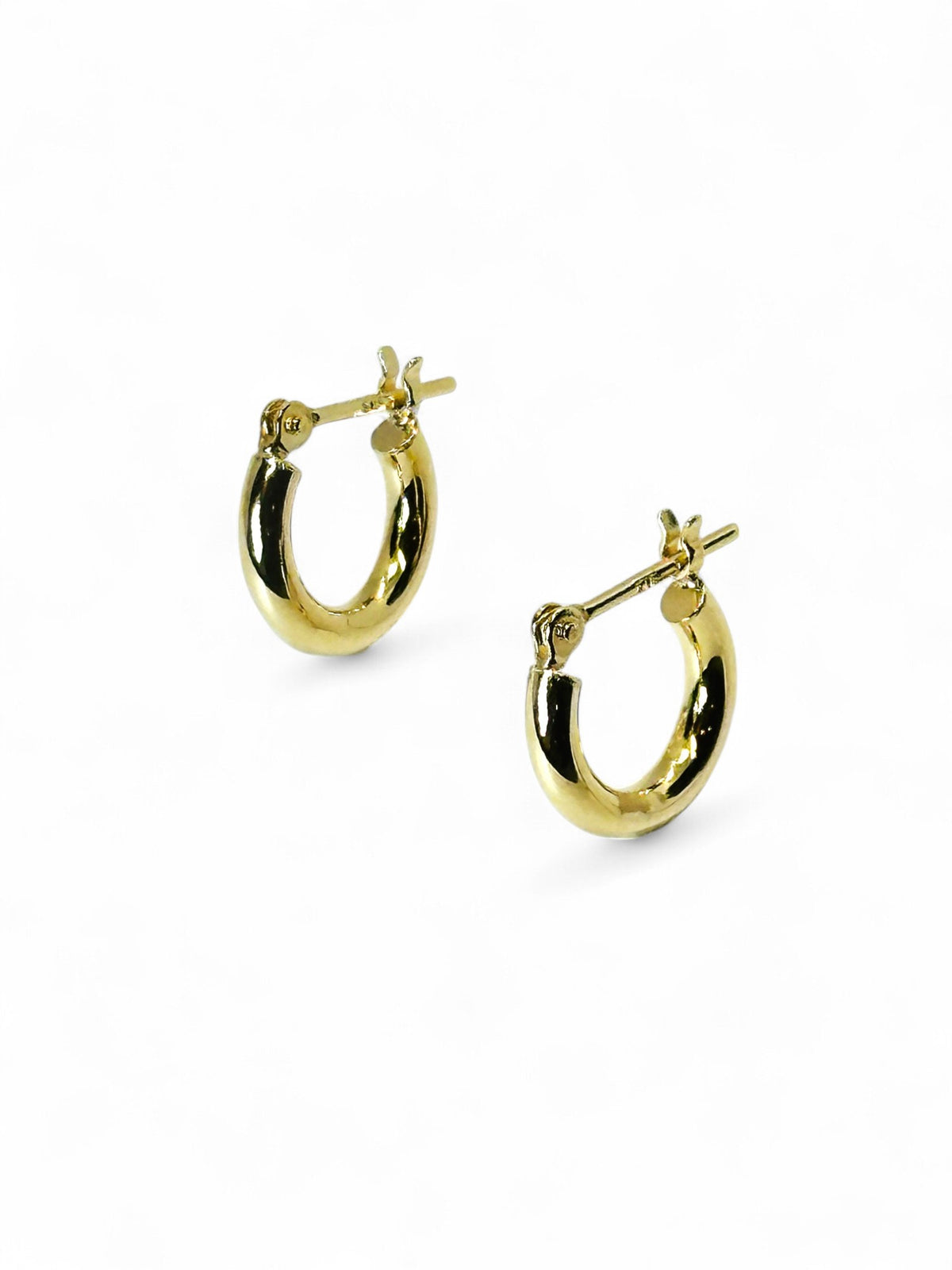 "Always" 18K Gold Hoop Earrings