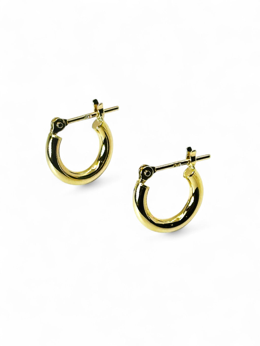 "Always" 18K Gold Hoop Earrings