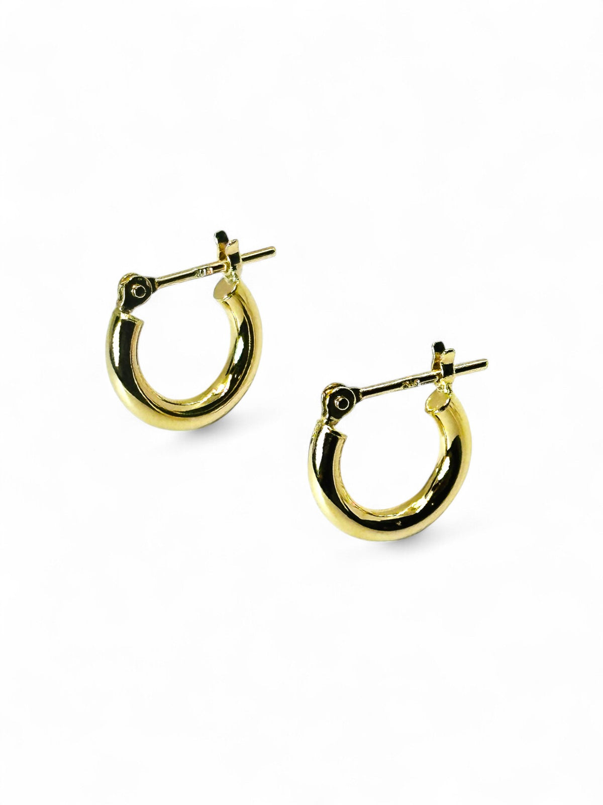 "Always" 18K Gold Hoop Earrings