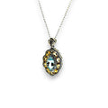"Victorian Fae Garden" Aquamarine Pendant