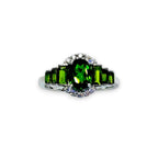 "Siberian Green Glade" Diopside Ring