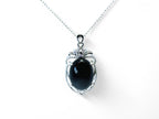 "Gift of Shield" Black Agate Necklace