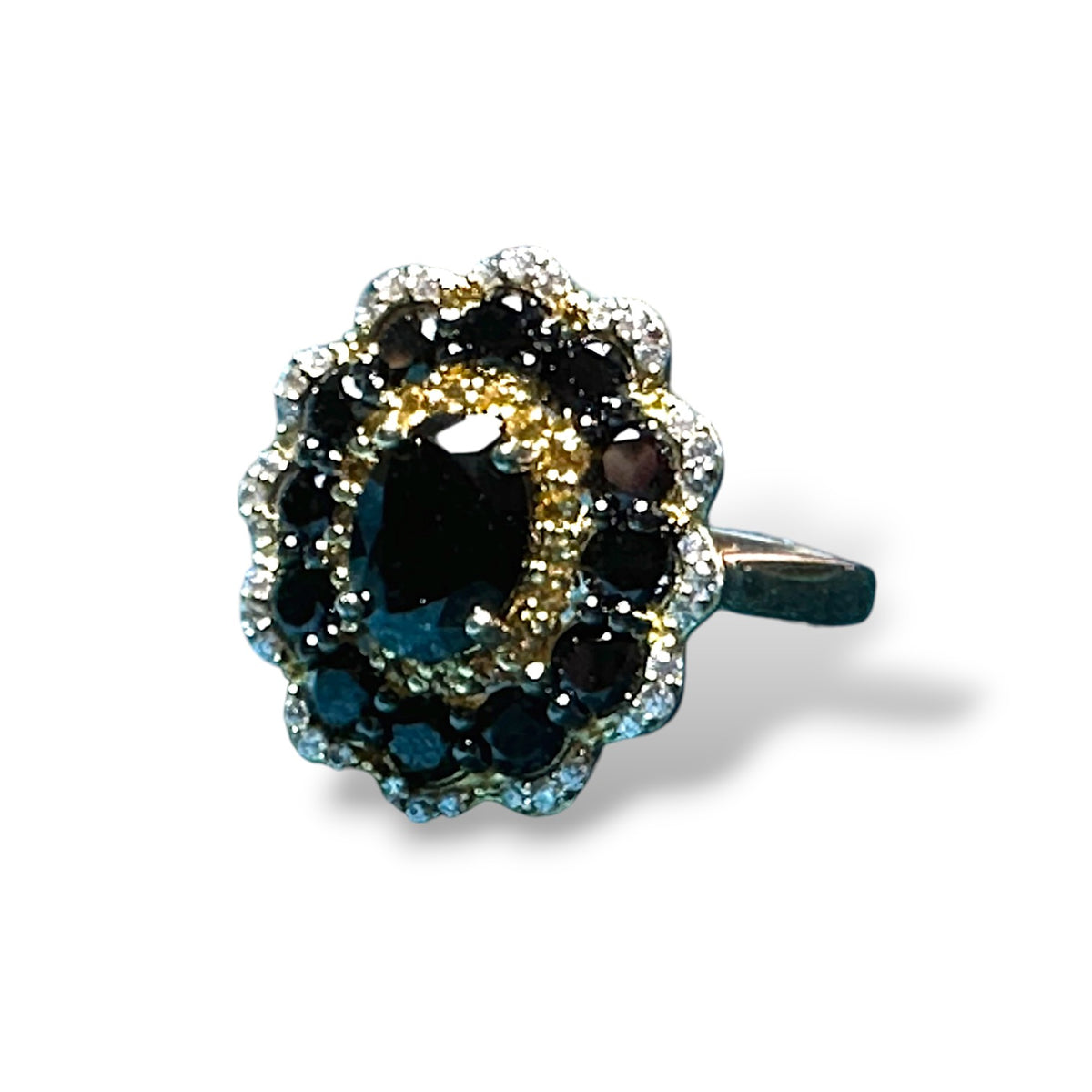 The "Midnight Orbit" Black Spinel Ring