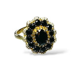 The "Midnight Orbit" Black Spinel Ring