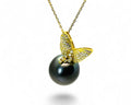 "Mythical Butterfly" Tahitian Pearl Pendant