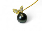 "Mythical Butterfly" Tahitian Pearl Pendant