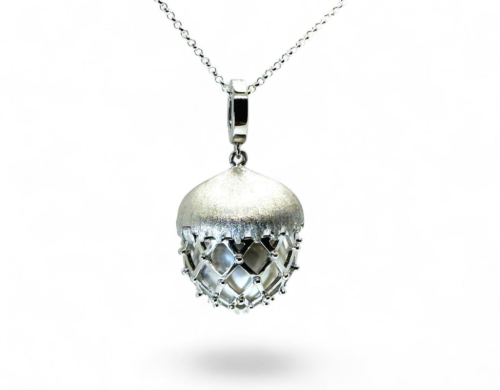 "Pearly Chestnut" South Sea Pearl Locket Pendant