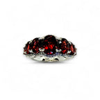 "Victorian Garland" Band Ring