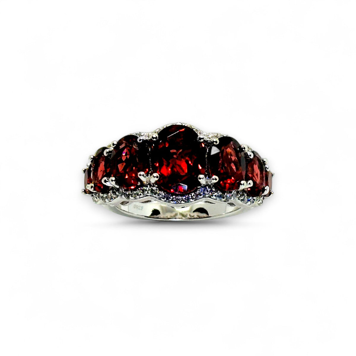 "Victorian Garland" Band Ring