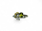 "Willow Pond Whispers" Bi-Colour Sapphire Ring