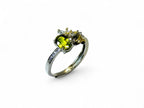"Willow Pond Whispers" Bi-Colour Sapphire Ring