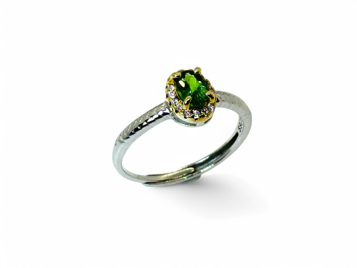 "Summer Green" Diopside Ring