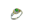 "Embrace the Green" Diopside Ring