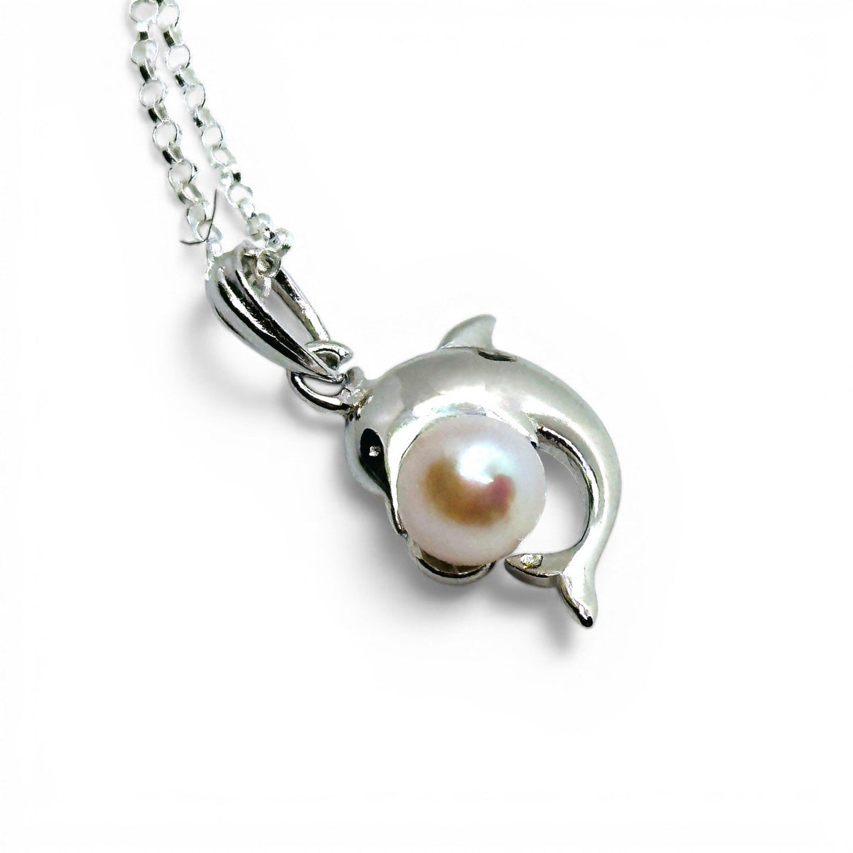 "The Tide Playmate" Akoya Pearl Pendant Necklace