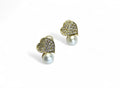 "Dutchman's Pipe" Pearl Earrings