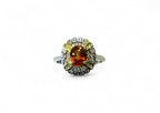 "Sunburst" Spessartine Ring