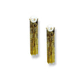 "Gilded Cascade" Pearl Earrings