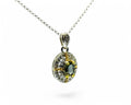 "Firenze Green" Green Sapphire Pendant
