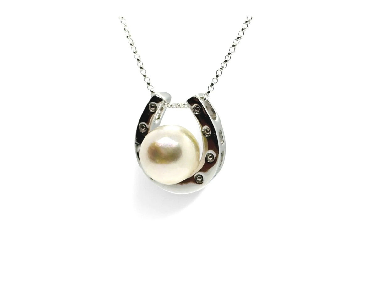 "Give Me Luck" Pendant with Akoya Pearl