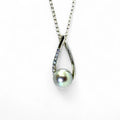 "Pearly Rivulet" Akoya Pearl Pendant