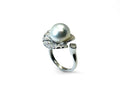 "The Lotus Dewdrop" South Sea Pearl Ring