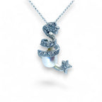 "The Stardust Serenade" Pearl Pendant Necklace