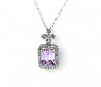 "Pink Petal Whisper" Kunzite Necklace