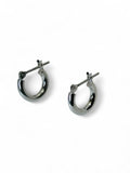 "Always" Platinum Hoop Earrings