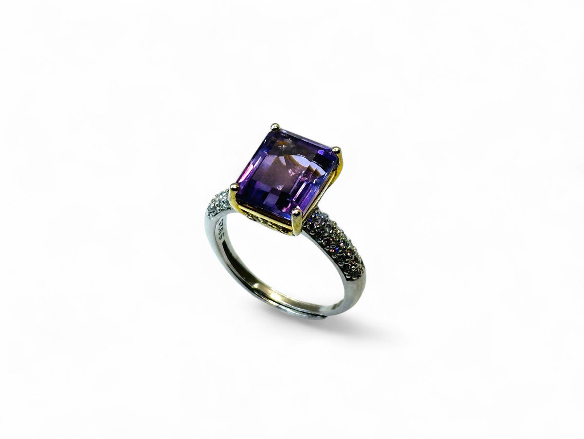 "Violet Bonbon" Amethyst Ring