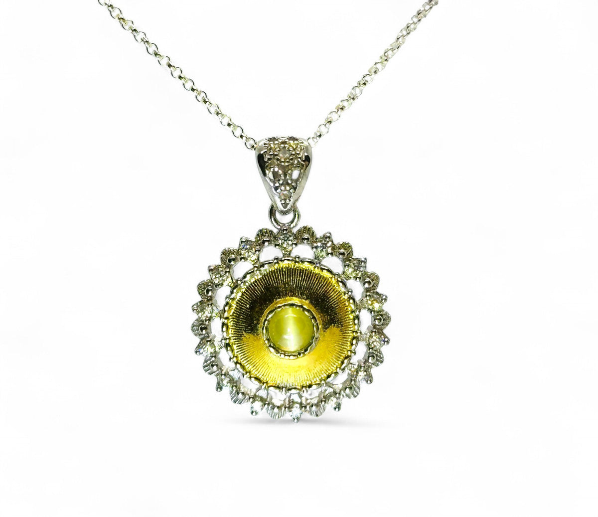 "Mystic Gaze" Chrysoberyl Cat's Eye Necklace