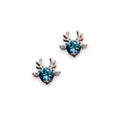 "Rudolph's Blue" Topaz Studs
