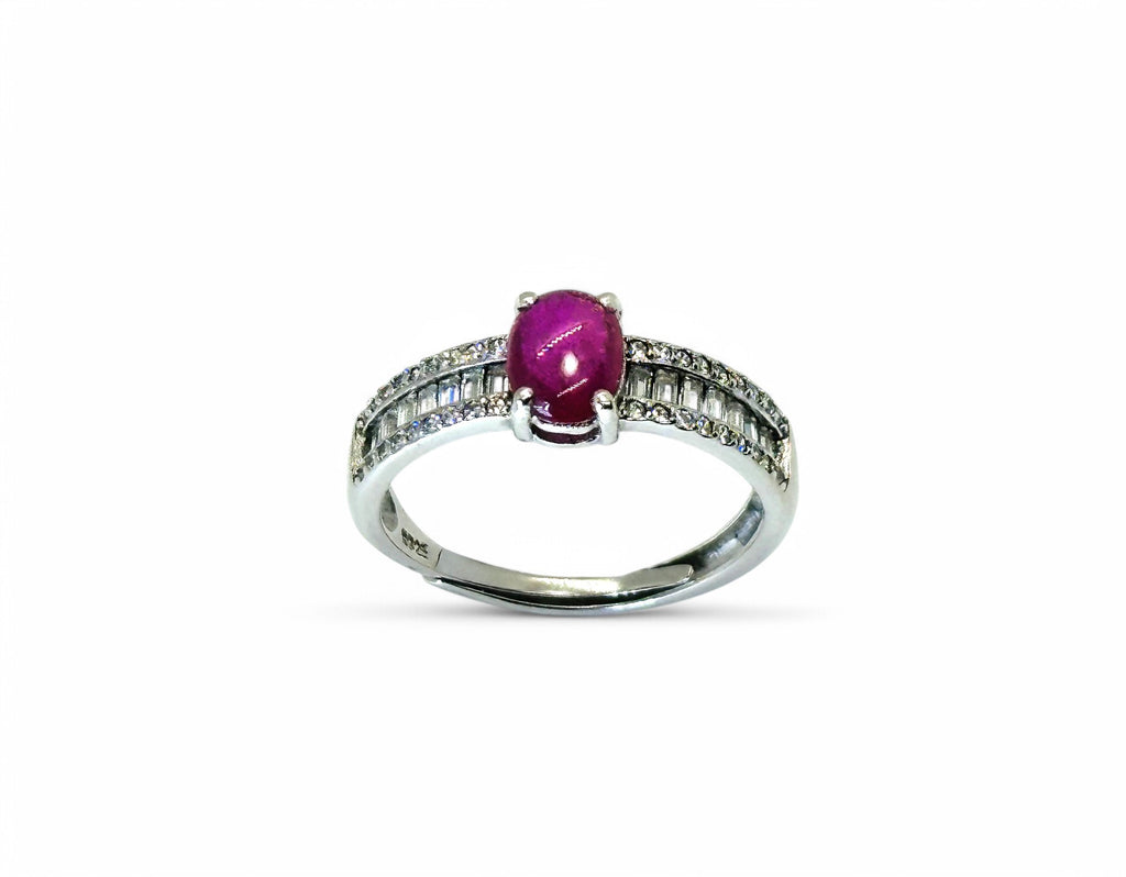 "Elegance" Ruby Ring