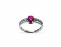 "Elegance" Ruby Ring