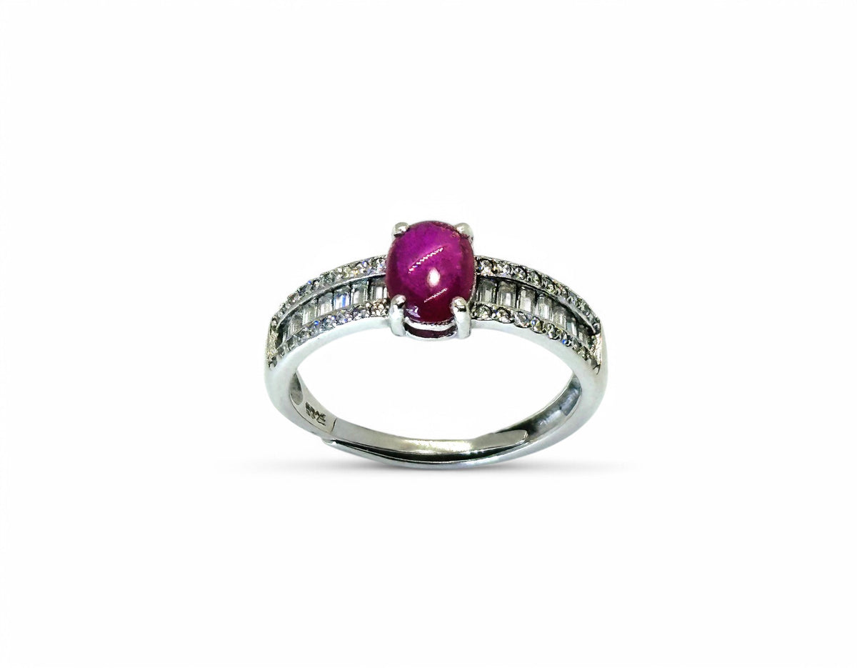 "Elegance" Ruby Ring