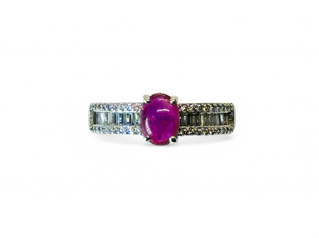 "Elegance" Ruby Ring