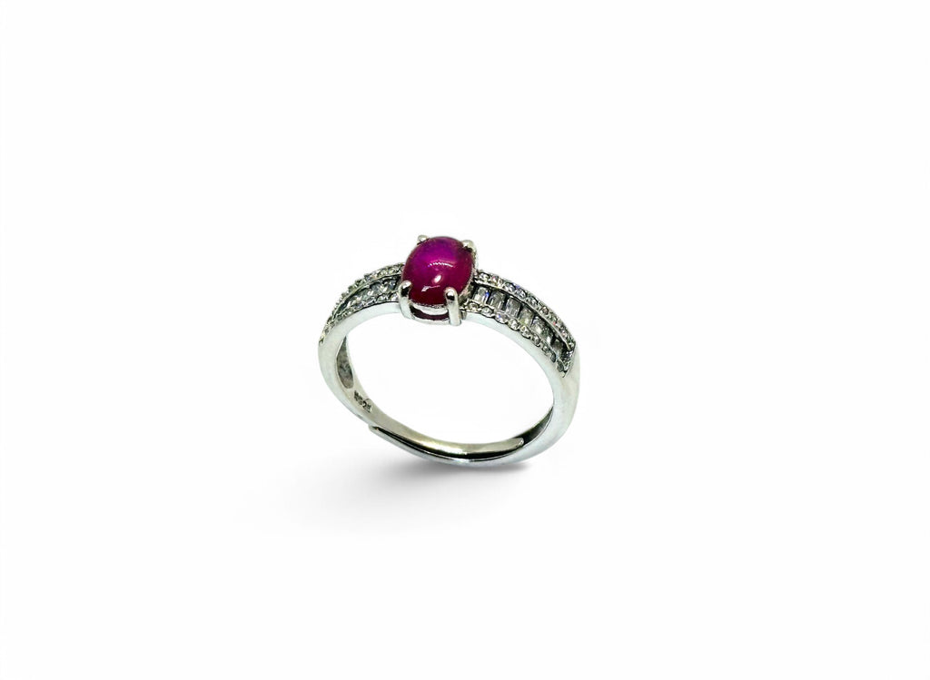"Elegance" Ruby Ring