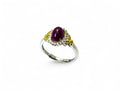 "Crimson Dome" Ruby Ring