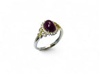 "Crimson Dome" Ruby Ring