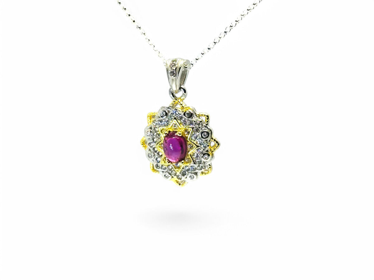 "Egyptian Star" Ruby Pendant