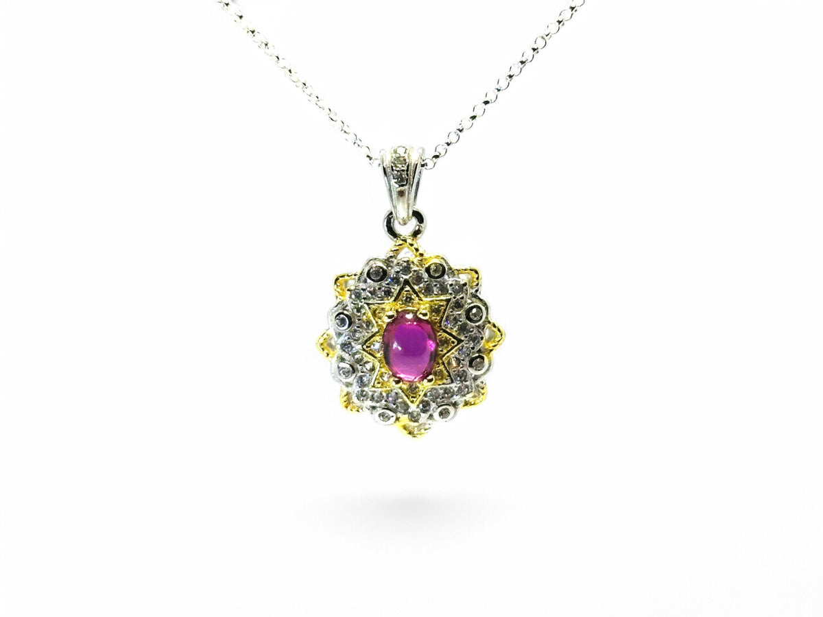 "Egyptian Star" Ruby Pendant