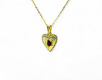 "Verona's Heart Keeper" Ruby Pendant