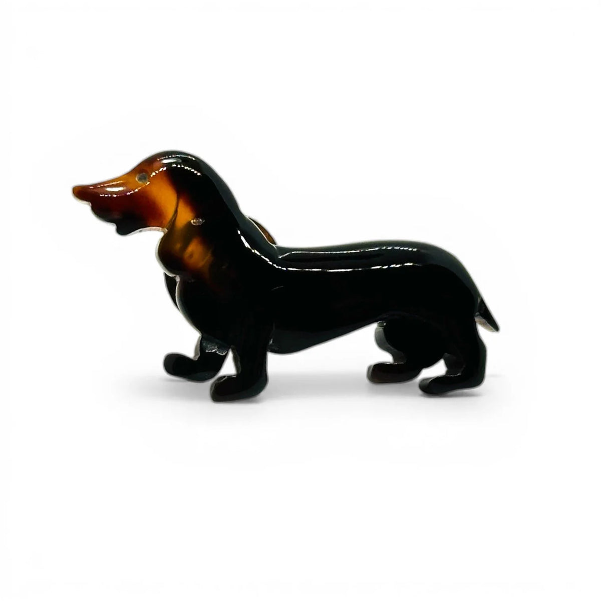 "The Honey-Coat Hound" Hawksbill Turtle Shell Pin