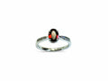 "Crimson Aura" Red Garnet Ring