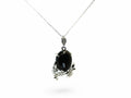 "Midnight Garden" Black Agate Necklace