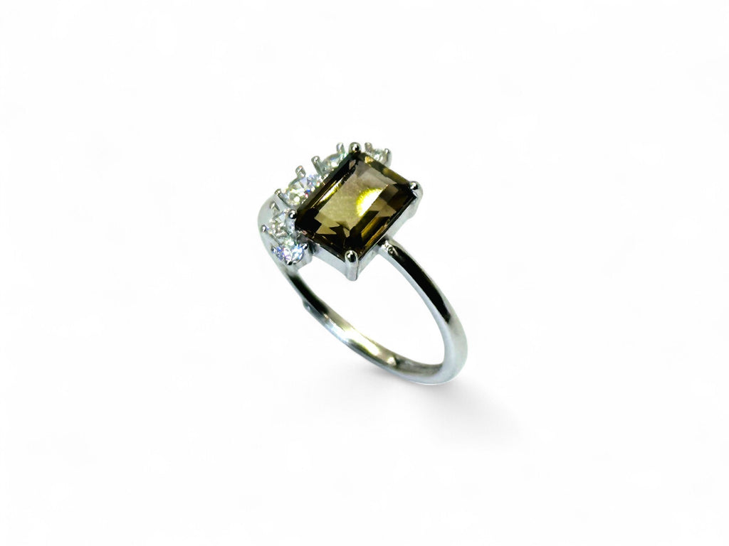 "Grey Mist" Smoky Quartz Ring