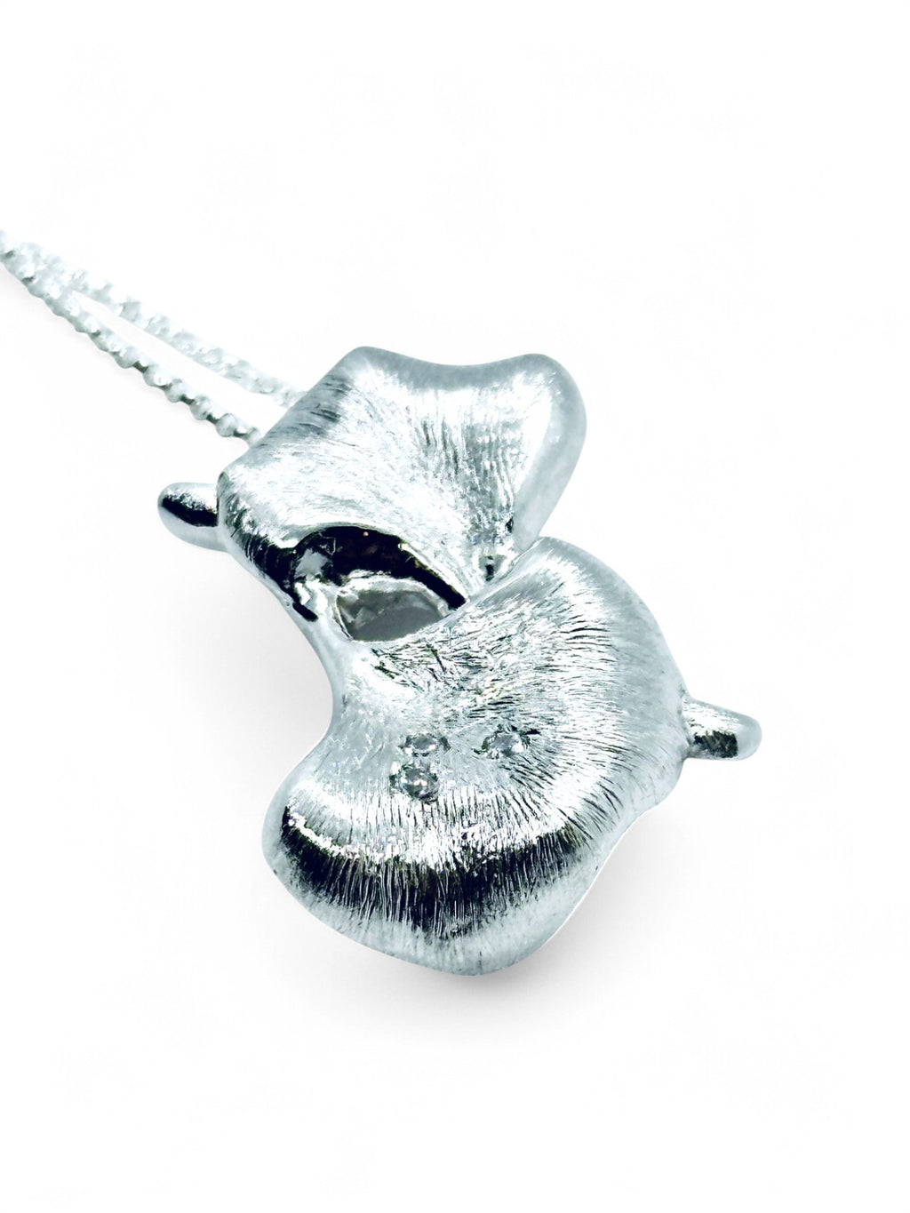 "Ginkgo Embrace" Necklace, Handcrafted