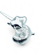 "Ginkgo Embrace" Necklace, Handcrafted