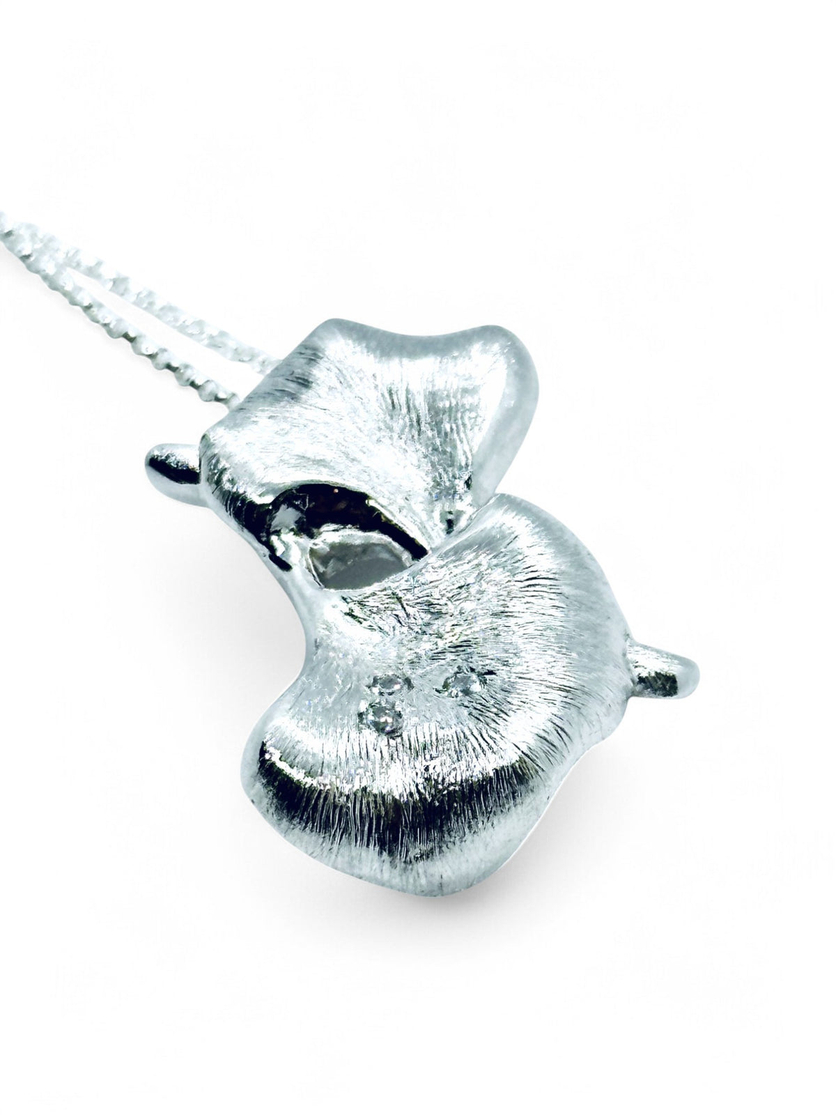 "Ginkgo Embrace" Necklace, Handcrafted