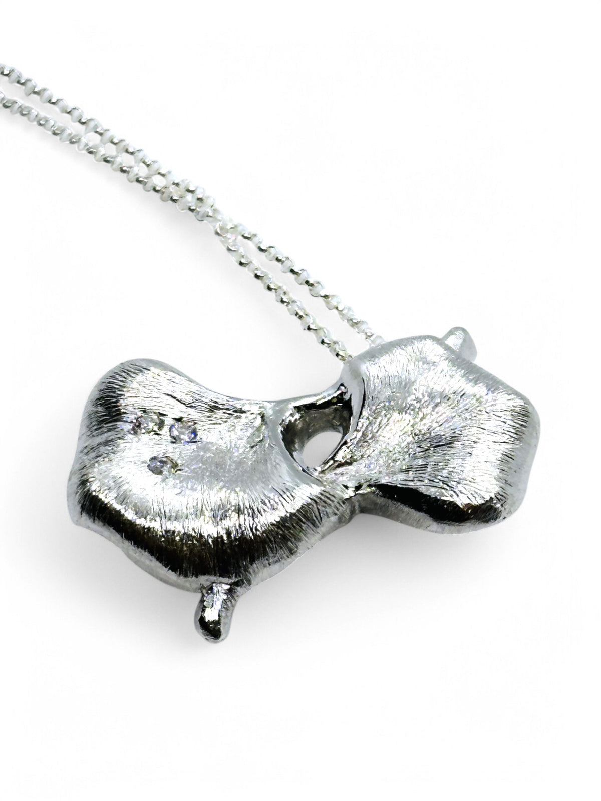 "Ginkgo Embrace" Necklace, Handcrafted